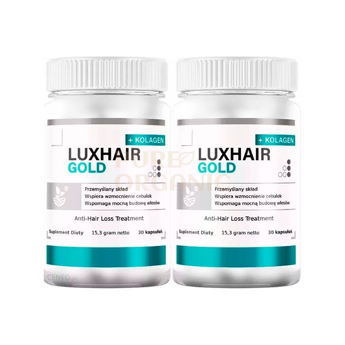 LuxHair Gold | Haarwachstumskapseln