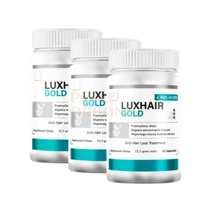 LuxHair Gold | plaukų augimo kapsulės